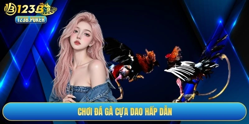 Chơi đá gà cựa dao hấp dẫn