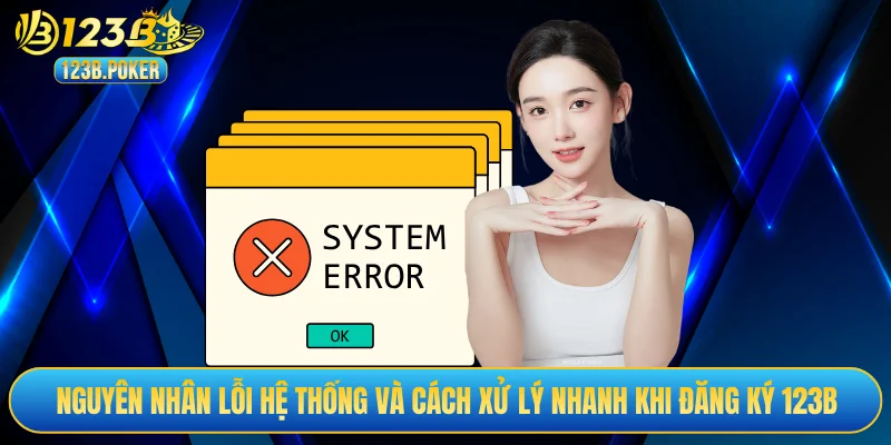 Nguyên nhân lỗi hệ thống và cách xử lý nhanh khi đăng ký 123B